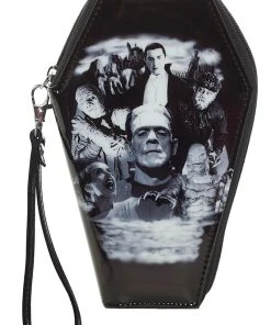 Rock Rebel Monster Collage Coffin Wallet