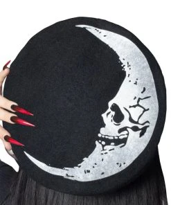 Kreepsville Crescent Moon Beret Hat