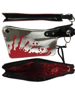 Kreepsville Bloody Cleaver Clutch Bag [Metallic] -vampirefreaks shop 125 Image2 1000x