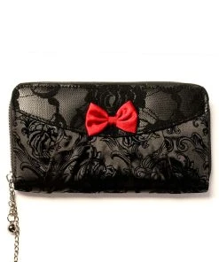 Banned Apparel Ivy Black Lace Wallet