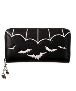 Banned Apparel Batty Babe Wallet [BLACK/WHITE]