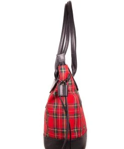 Banned Apparel Calum Tartan Bag -vampirefreaks shop 1594017410BG34179RED3 1000x