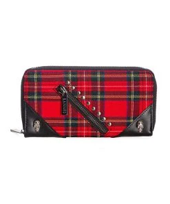 Banned Apparel Pandora Wallet [Red Plaid]