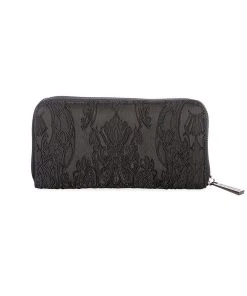 Banned Apparel Darkling Bat Bow Wallet [BLACK] -vampirefreaks shop 1631625085WT41067 BLACK2 1000x