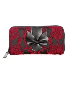 Banned Apparel Bat Mansion Wallet [RED/BLACK]