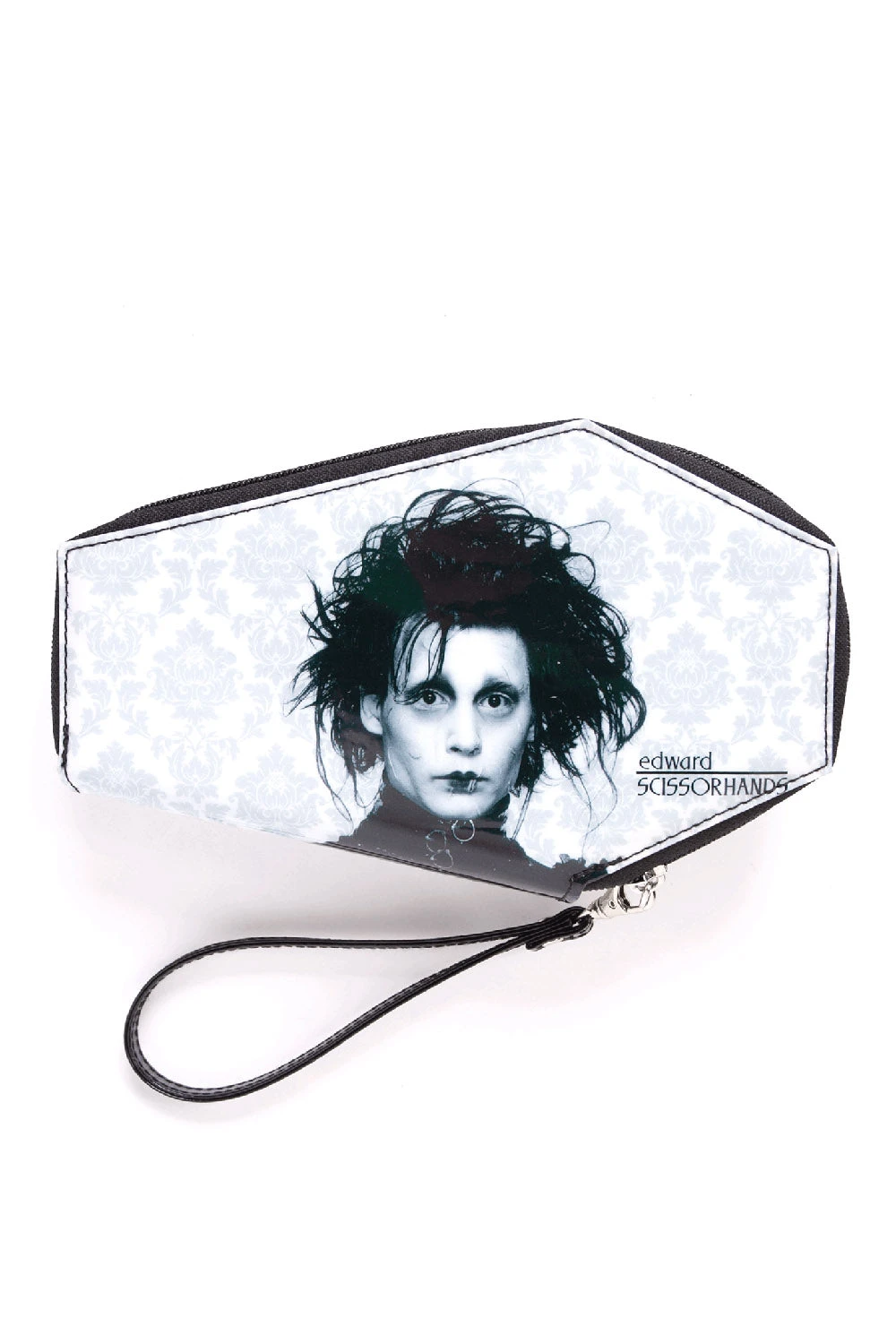 Rock Rebel Edward Scissorhands Fleur De Lis Coffin Wallet