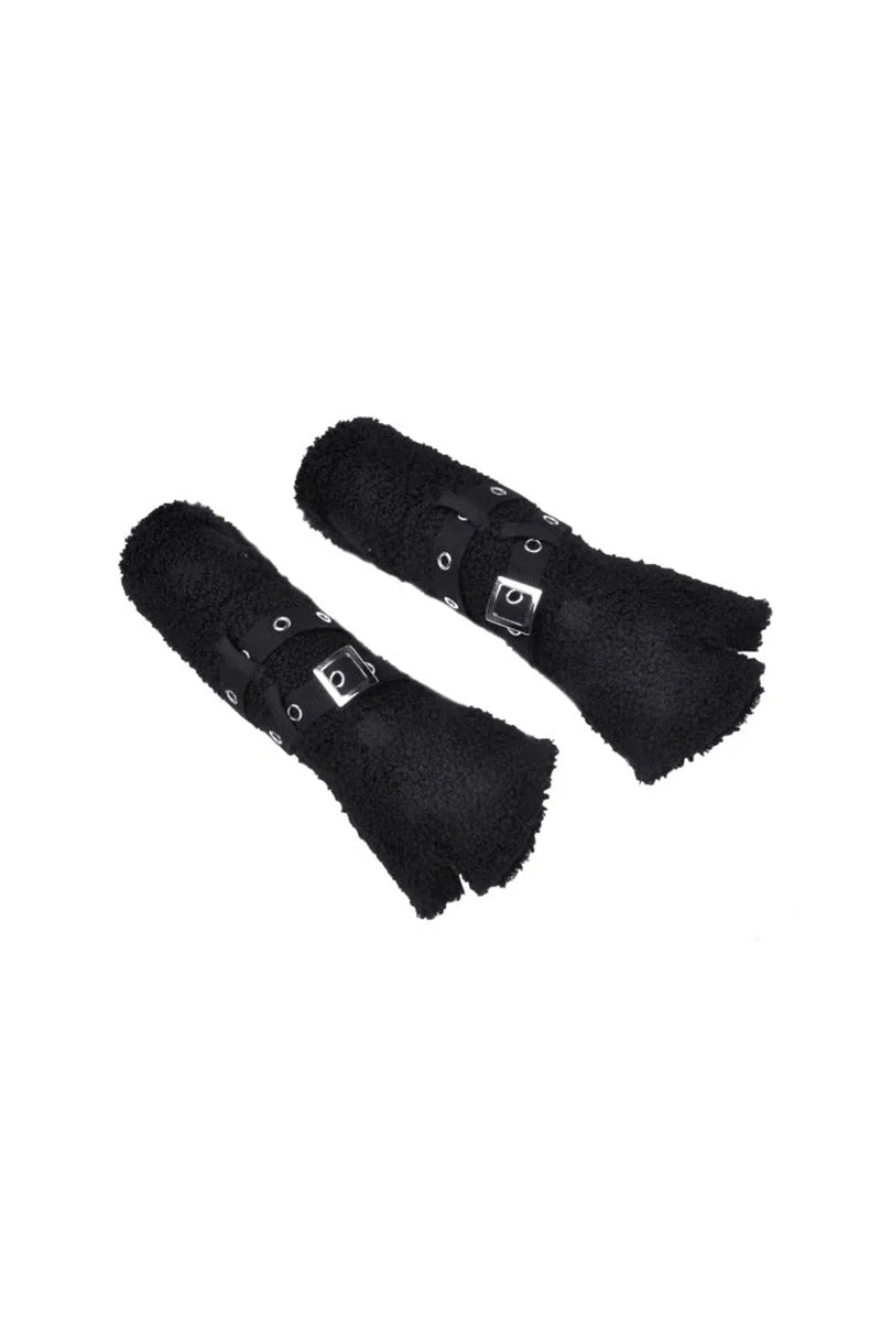 Dark In Love Cat Scratches Paw Print Gloves - Image 4