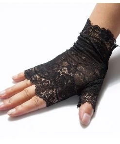 Punk Rave Evil Enchantress Lace Gloves -vampirefreaks shop 6201fc00fe 1000x