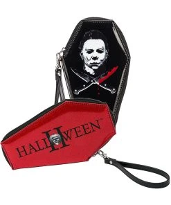 Rock Rebel Halloween Michael Myers Glitter Coffin Wallet