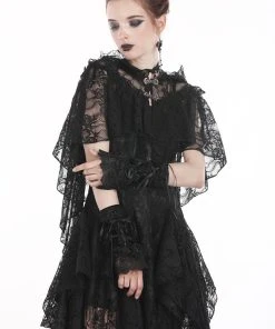 Dark In Love Draculette Ruffled Gloves 2 Dark In Love Draculette Ruffled Gloves -vampirefreaks shop 78787 1000x