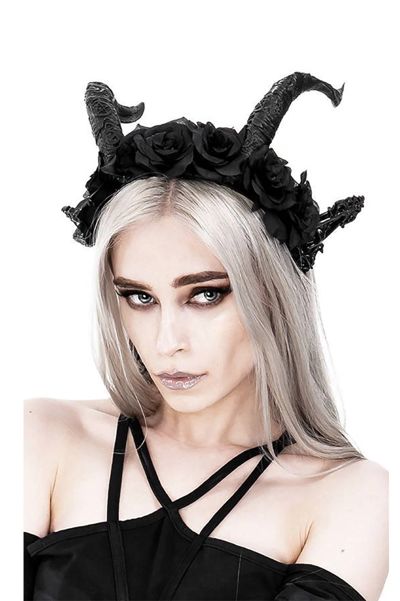 Restyle Dark Elf Rose Headband - Image 7