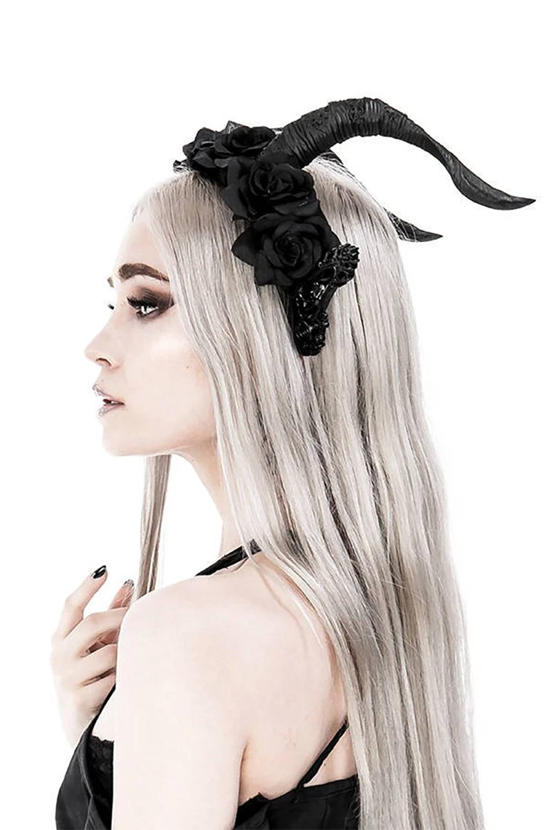 Restyle Dark Elf Rose Headband - Image 4