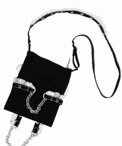 Tripp NYC Tripp Lolita Purse [Black/White] -vampirefreaks shop AF5182 BLKWHT B 1000x