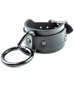Funk Plus Bondage Ring Bracelet W/ Buckle [BLACK METAL RING]