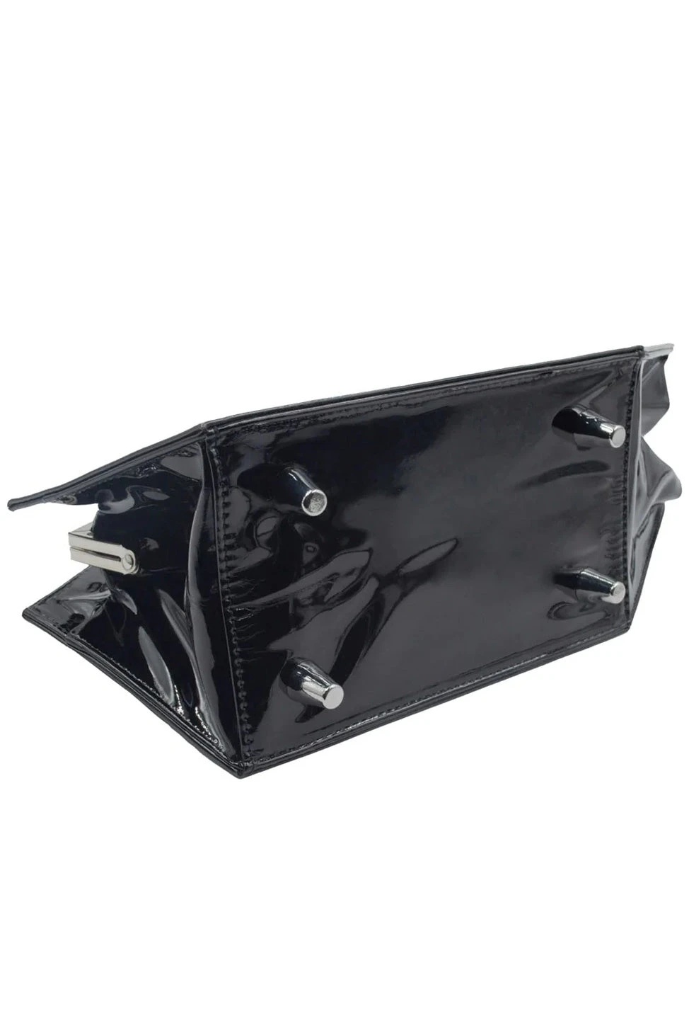Kreepsville Elvira Skull Kiss Lock Deluxe Coffin Handbag - Image 3