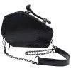 Kreepsville Skull Stud Croc Coffin Purse
