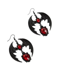 Killstar Beauty In The Dark Earrings -vampirefreaks shop BeautyInTheDarkEarrings G x1600copy 1000x