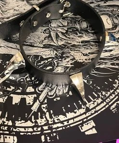 Funk Plus Claws Out Choker [3 Spikes] -vampirefreaks shop Collar Goth 1000x