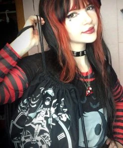 VampireFreaks Alice In Wonderland Clock Bag [Multiple Styles Available] -vampirefreaks shop Creepy Gpth Purse 1000x