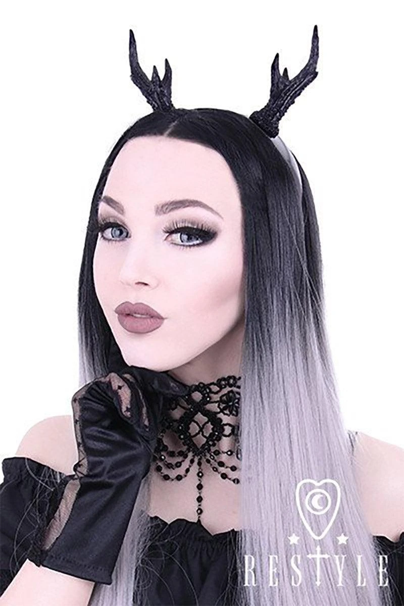 Restyle Black Deer Antlers Headband