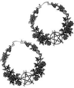 Killstar Grimwood Hoop Earrings 2 Killstar Grimwood Hoop Earrings -vampirefreaks shop GrimwoodHoopEarrings G x1600copy 1000x