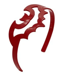 Kreepsville Bat Outline Headband [RED]