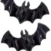 Kreepsville Lil Black Bats Hair Slides [Pair]