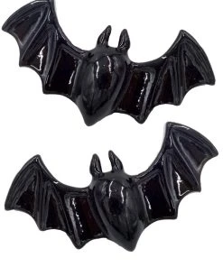 Kreepsville Lil Black Bats Hair Slides [Pair]