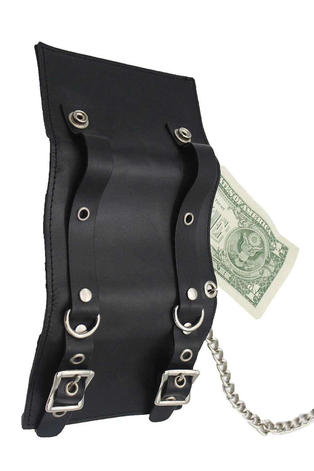 Buckle Trouble Chain Wallet Funk Plus Buckle Trouble Chain Wallet -vampirefreaks shop