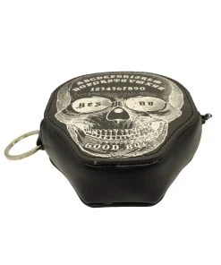 Banned Apparel Ouija Skull Coin Purse -vampirefreaks shop IMG 5068 1000x
