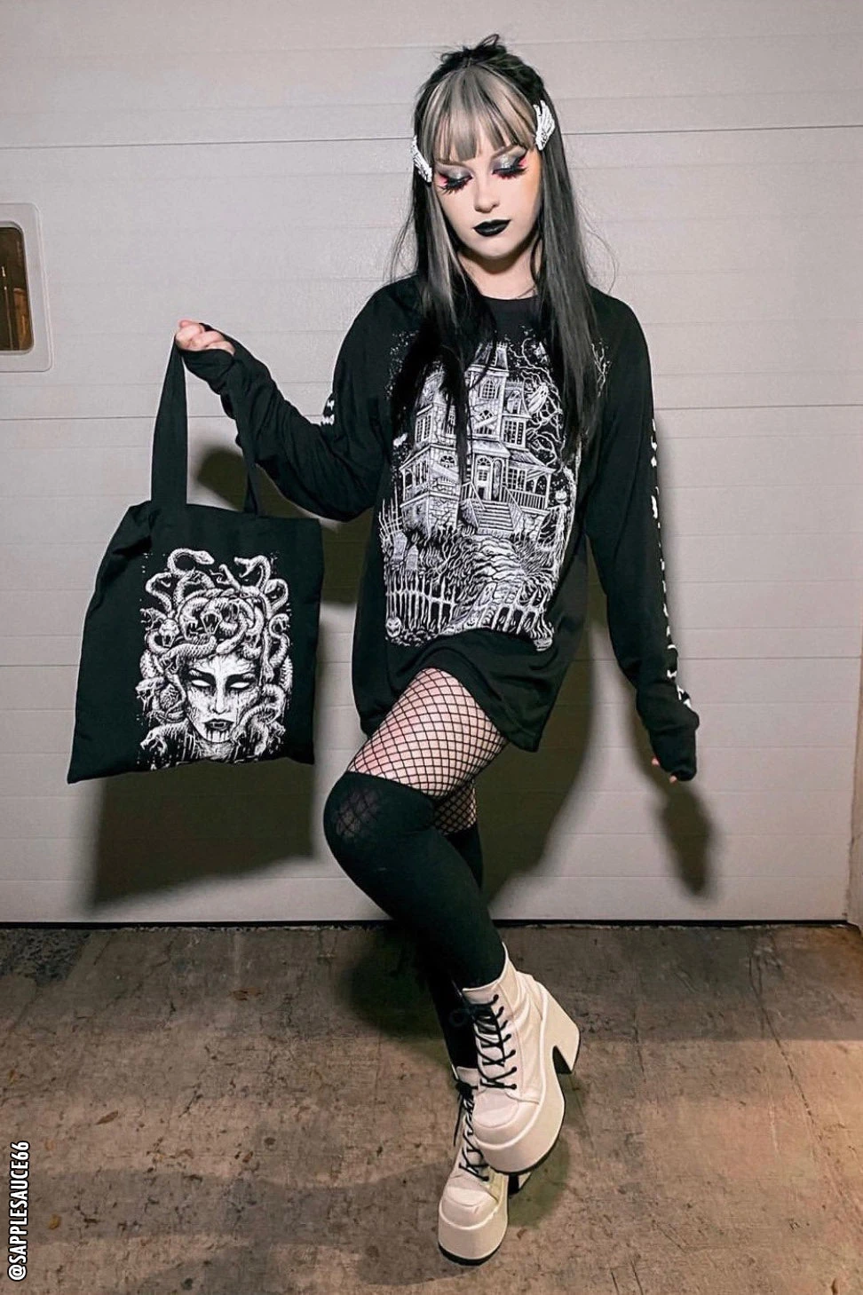 VampireFreaks Mystery Canvas Tote Bag - Image 10