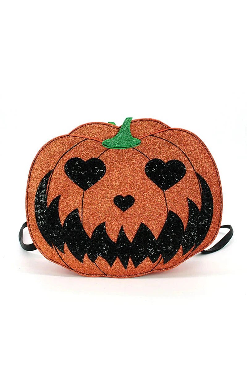 Comeco Inc Jack-O-Lantern Glitter Backpack - Image 4