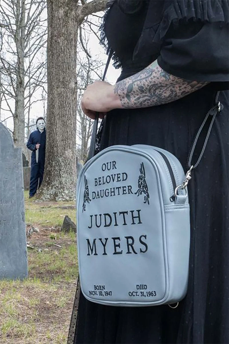 Judith Myers Tombstone Bag Trick Or Treat Studios Judith Myers Tombstone Bag -vampirefreaks shop Judith Myers