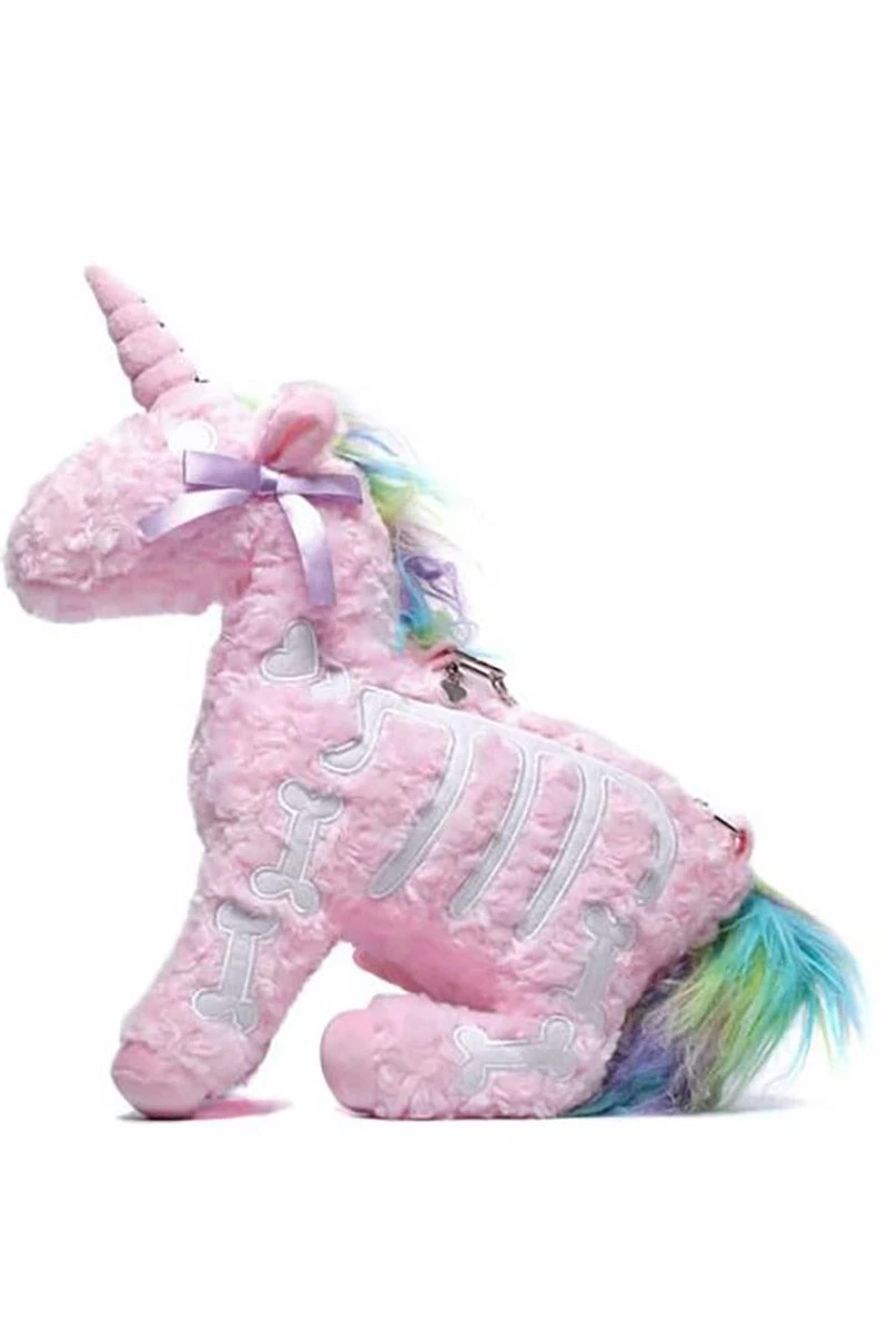 Dead Pastel Unicorn Skeleton Crossbody Bag Tentacle Vomit Dead Pastel Unicorn Skeleton Crossbody Bag -vampirefreaks shop LB BH201P 201903