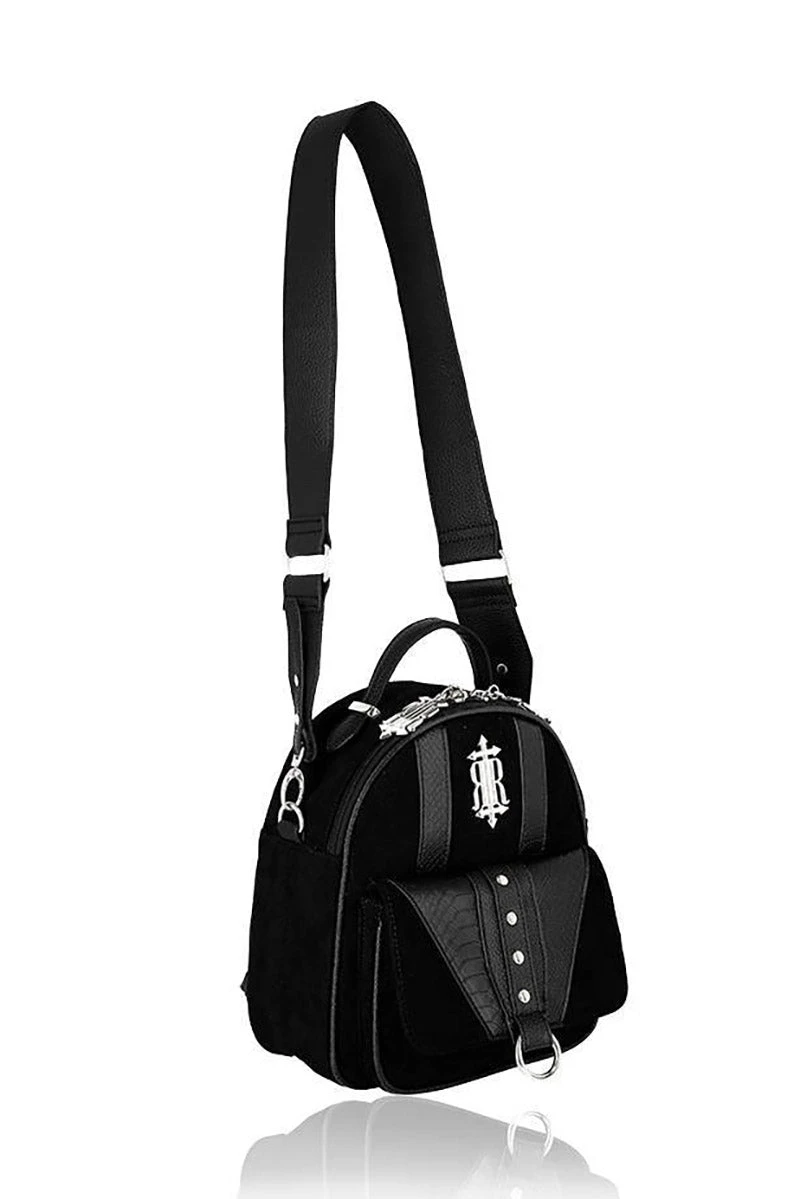 Draconia Backpack Restyle Draconia Backpack -vampirefreaks shop Luxury Gothic Side