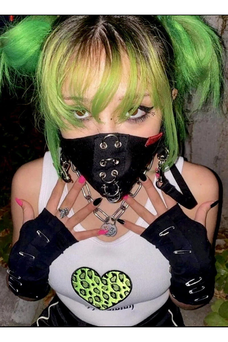 Tripp NYC Safety Pin Goth Arm Warmers - Image 2