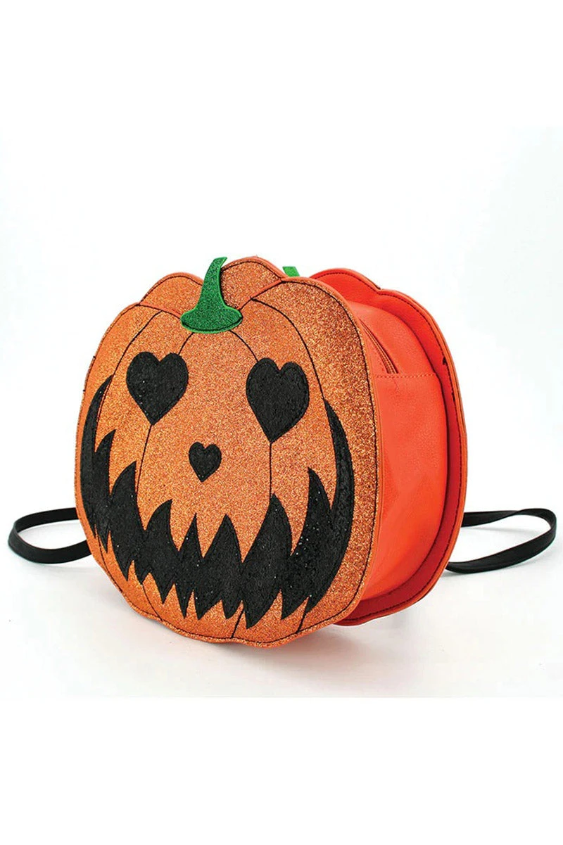 Comeco Inc Jack-O-Lantern Glitter Backpack - Image 2