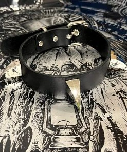 Funk Plus Claws Out Choker [3 Spikes] -vampirefreaks shop Punkrock Collar 1000x