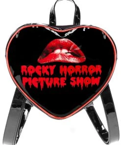 Rock Rebel Rocky Horror Logo Heart Backpack