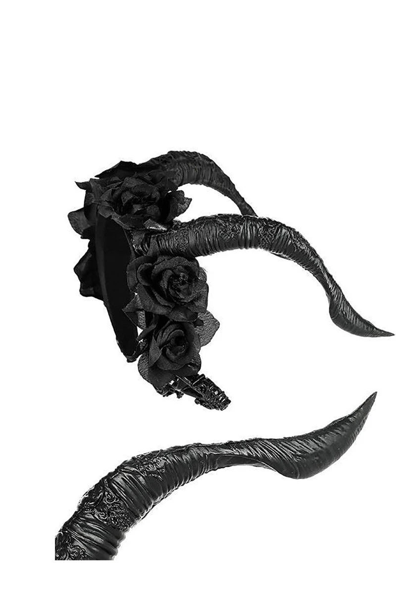 Restyle Dark Elf Rose Headband - Image 5