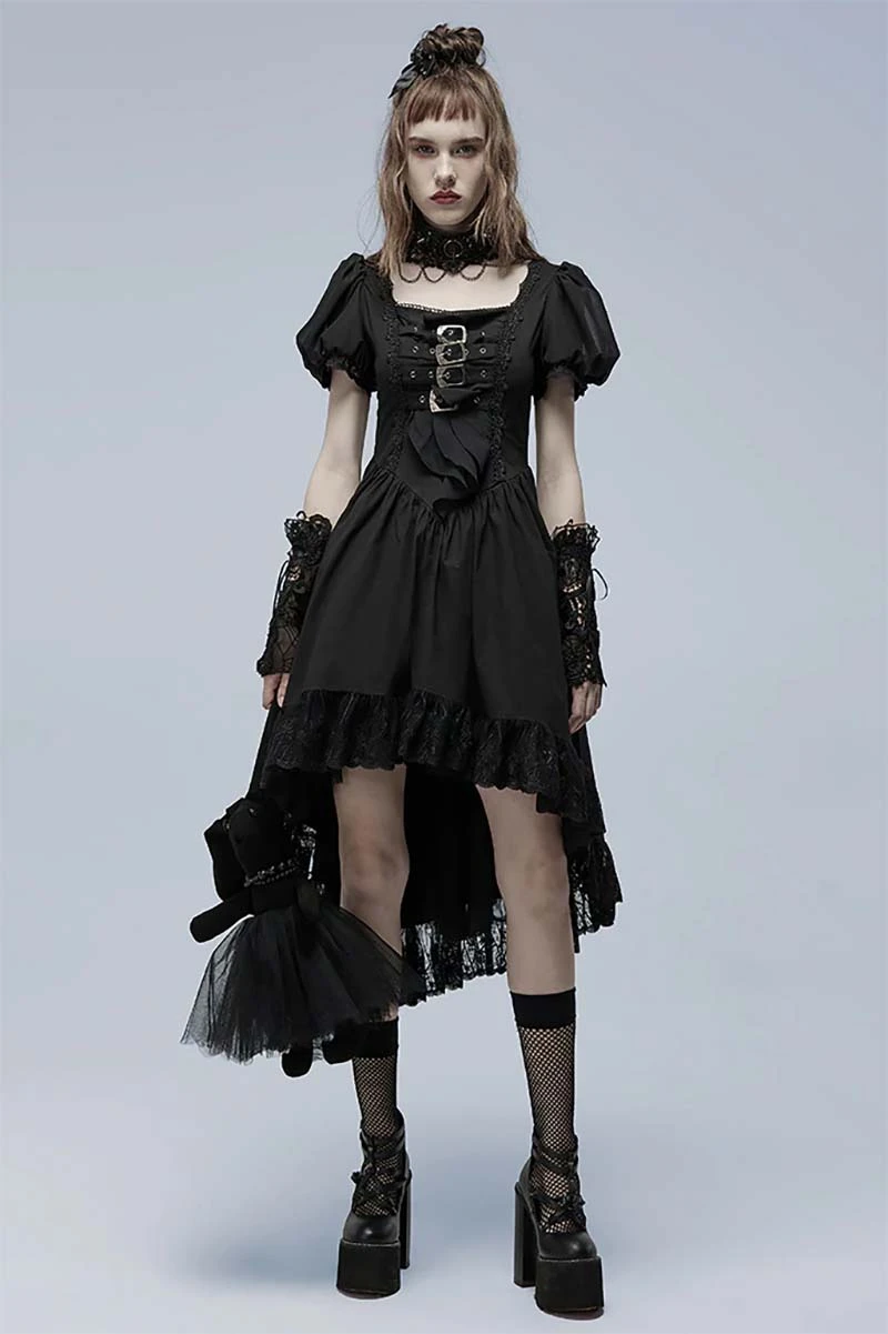 Punk Rave Spider Byte Goth Gloves - Image 8