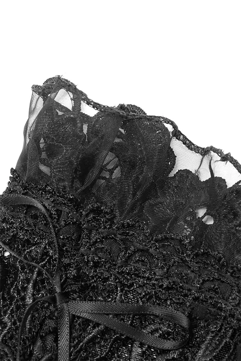 Punk Rave Spider Byte Goth Gloves - Image 7