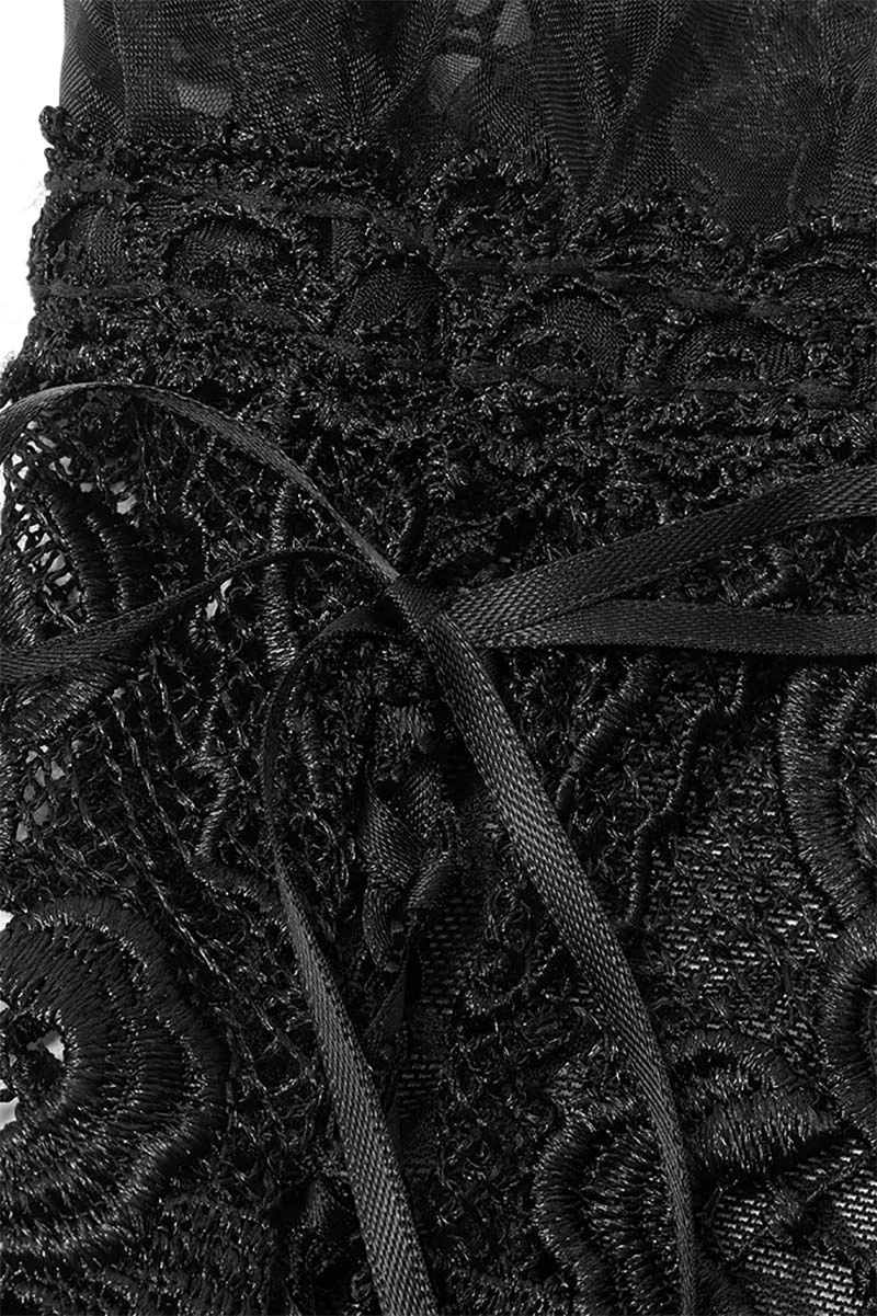 Punk Rave Spider Byte Goth Gloves - Image 5