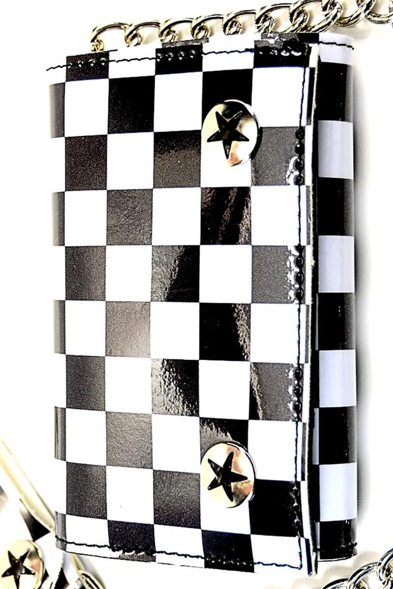 Funk Plus Checkerboard Chain Wallet - Image 2