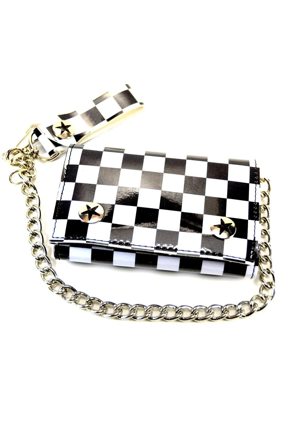 Funk Plus Checkerboard Chain Wallet