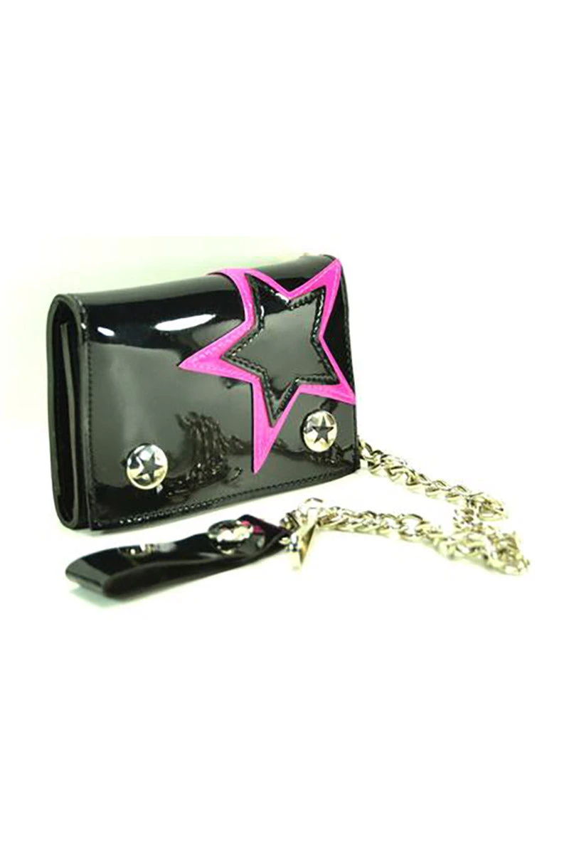 Night Star Chain Wallet Funk Plus Night Star Chain Wallet -vampirefreaks shop WST102BK2 500x 2d4df9a8 8948 4013 a0fb