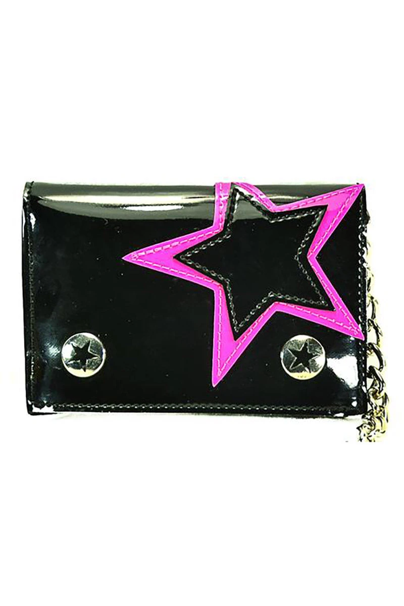 Night Star Chain Wallet Funk Plus Night Star Chain Wallet -vampirefreaks shop WST102BK 500x b49fb7ff 6995 47d6 a2a8