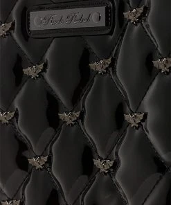 Rock Rebel Mina Quilted Bat Coffin Backpack [BLACK] -vampirefreaks shop aaaaaaaa 1000x