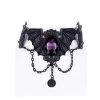 Restyle Purple Possession Bat Choker [Black]