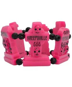 Kreepsville Graveyard Groupie Bracelet [Pink]